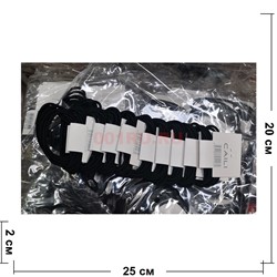 Набор резинок 10 шт/упаковка черные (KG-336-23) блок 200 упаковок - фото 200375