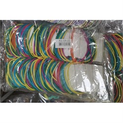 Набор резинок 6 шт/упаковка цветные яркие (KG-338-23) блок 200 упаковок - фото 200378