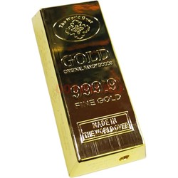 Зажигалка «слиток золота Gold» большая - фото 200430