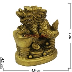 Дракон с жабкой на слитке (NS-504) символ 2024 года - фото 200750