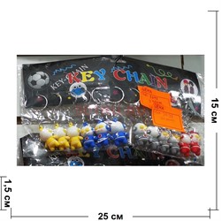 Брелок резиновый (GK-3292) роботы цветные 120 шт/блок - фото 201209