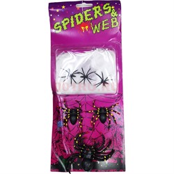 Прикол Паутина с пауками Spider's Web - фото 201691