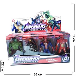 Супергерои фигурки 1 размер Avengers Infinity War 24 шт/упаковка - фото 201839