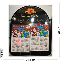 Календарик магнит 10x15 см на 2024 года с драконами 24 шт/упаковка (4332) - фото 202001