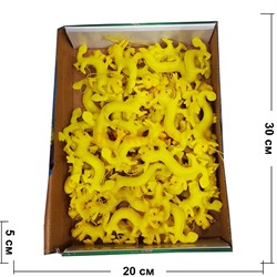 Подвеска дракон желтый малый резиновый 48 шт/упаковка - фото 202040