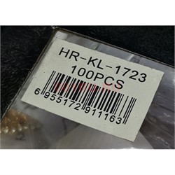 Кольцо металлическое (KL-1723) с фианитом 100 шт/упаковка - фото 202108