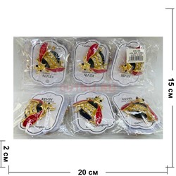 Брошь со стразами Божья Коровка или Жук металлическая 12 шт/упаковка (BP-1080) - фото 203203