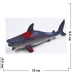 Игрушка резиновая Акула 20 шт/упаковка - фото 203647
