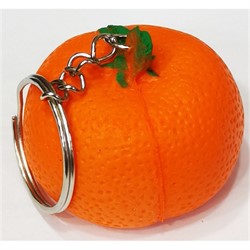 Брелок мягкий сквиш «апельсин» 12 шт/упаковка - фото 203944