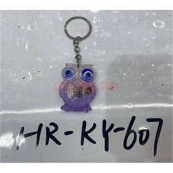 Брелок для ключей (KY-607) сова с ракушками и водорослями 12 шт/упаковка - фото 204095