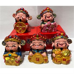Набор китайских божеств (8HS) из полистоуна цена за 6 шт - фото 205068