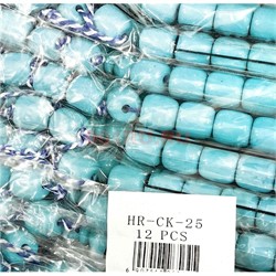 Четки пластмассовые «бочонки» (CK-25) под бирюзу 12 шт/упаковка - фото 205210