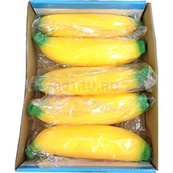 Игрушка мягкая антистресс Банан 12 шт/упаковка - фото 205374