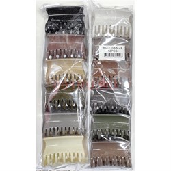 Крабик для волос (KG-135AA-24) пластмассовый цветной 72 шт/упаковка (вариант 1) - фото 207607