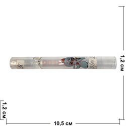 Трубка курительная стеклянная «с наклейкой PM-2» - фото 208055
