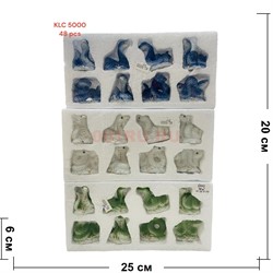 Змея набор 8-в-1 из фарфора (KLC-5000) символ 2025 года - фото 211456