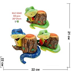 Змея музыкальная (KLC-5342) с песнями 21x22 см символ 2025 года - фото 211917