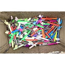 Указка телескопическая цветная в форме руки 70 см - фото 216078