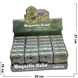 Головоломка магнитная Magnetic Cube 12 кубиков  24 шт/упаковка - фото 216533