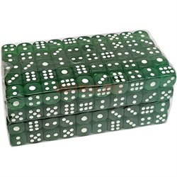 Кости игральные 10 мм 100 шт цвета в ассортименте - фото 216687