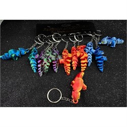 Брелок 3Д принт (KY-21) Динозавр 12 шт/упаковка - фото 217060 Брелок 3Д принт (KY-21) Динозавр 12 шт/упаковка - фото 217060