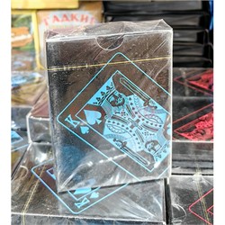 Карты игральные голубой цвет 100% пластик покерные 54 карты - фото 217315