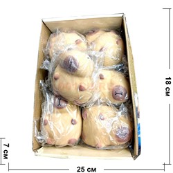 Игрушка мялка антистресс Капибара большая с песком 6 шт/упаковка - фото 217472