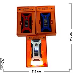 Зажигалка USB двойной разряд с фонариком 3 режима - фото 218834