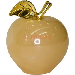 Яблоко из медового оникса 1 дюйм 2,5 см 10 шт/упаковка - фото 219506