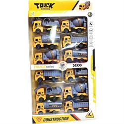 Машинки строительные Truck Construction цена за 12 шт - фото 219858