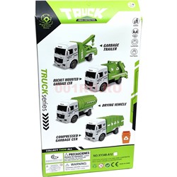Машинки городская техника Truck Sanitation цена за 12 шт - фото 219862