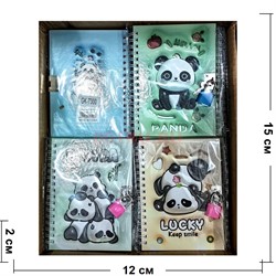 Блокнот 15х11 см панда 12 шт/упаковка (GK-7300) - фото 220382 Блокнот 15х11 см панда 12 шт/упаковка (GK-7300) - фото 220382