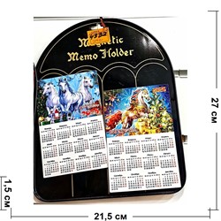 Магнит календарик (4332) Лошадки символ 2026 года 60 шт/упаковка - фото 220742