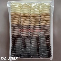 Резинка пружинка 3,5 см (DA-3085) цветная 100 шт/упаковка - фото 220990