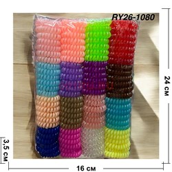 Резинка пружинка 3,5 см (RY26-1080) цветная 100 шт/упаковка - фото 220995