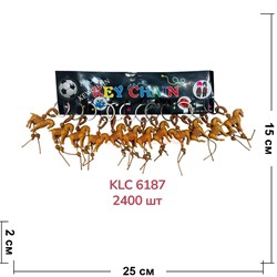 Брелок пластмассовый (KLC-6187) Лошадь под деревосимвол 2026 года 120 шт/блок - фото 221429