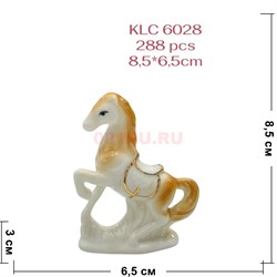 Лошадка из фарфора (KLC-6028) высота 8,5 см символ 2026 года - фото 221531