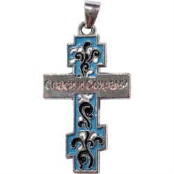 Крестик металлический 3,6 см высота цвет черный в металле 200 шт/упаковка - фото 221896