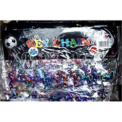 Брелок металлический Лошадки неоновые символ 2025 года - фото 222587