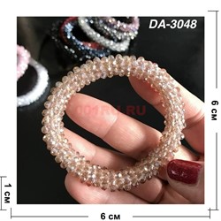 Резинка для волос (DA-3048) цветная из полимерных материалов 60 шт/упаковка - фото 222599 Резинка для волос (DA-3048) цветная из полимерных материалов 60 шт/упаковка - фото 222599