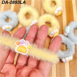 Резинка для волос (DA-2893LA) лапки цвет желтый 50 шт/упаковка - фото 222660 Резинка для волос (DA-2893LA) лапки цвет желтый 50 шт/упаковка - фото 222660