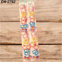 Резинки детские (DA-2792) для волос «котики мишки панды» 100 пар/упаковка - фото 222673