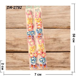 Резинки детские (DA-2792) для волос «котики мишки панды» 100 пар/упаковка - фото 222674