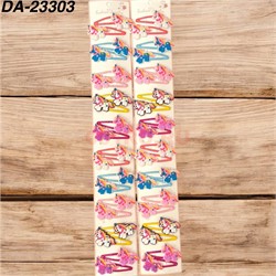 Заколки на ленте детские (DA-23303) единороги 100 пар/упаковка - фото 222700