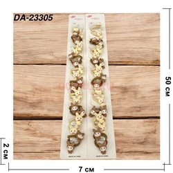 Резинки детские (DA-23305) для волос «уточки» 100 пар/упаковка - фото 222713