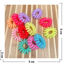 Резинки пружинки крупные разные цвета 100 шт/упаковка - фото 222784 Резинки пружинки крупные разные цвета 100 шт/упаковка - фото 222784