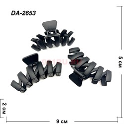 Краб для волос черный (DA-2653) пластмассовый 12 шт/упаковка - фото 222799 Краб для волос черный (DA-2653) пластмассовый 12 шт/упаковка - фото 222799