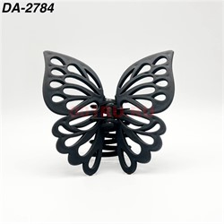 Краб для волос бабочка (DA-2784) черный пластмассовый 12 шт/упаковка - фото 222827 Краб для волос бабочка (DA-2784) черный пластмассовый 12 шт/упаковка - фото 222827