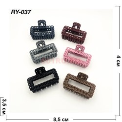 Краб для волос (RY-037) пластмассовый цветной 12 шт/упаковка - фото 222843 Краб для волос (RY-037) пластмассовый цветной 12 шт/упаковка - фото 222843