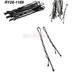 Заколки невидимки для волос (RY26-1189) черные металлические 12 листов/упаковка (200 шт/лист) - фото 222861 Заколки невидимки для волос (RY26-1189) черные металлические 12 листов/упаковка (200 шт/лист) - фото 222861